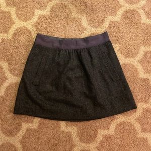 Wool mini J.crew skirt with pockets!